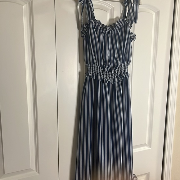 Who What Wear Women’s Striped Maxi Dress Size Large - Picture 7 of 9